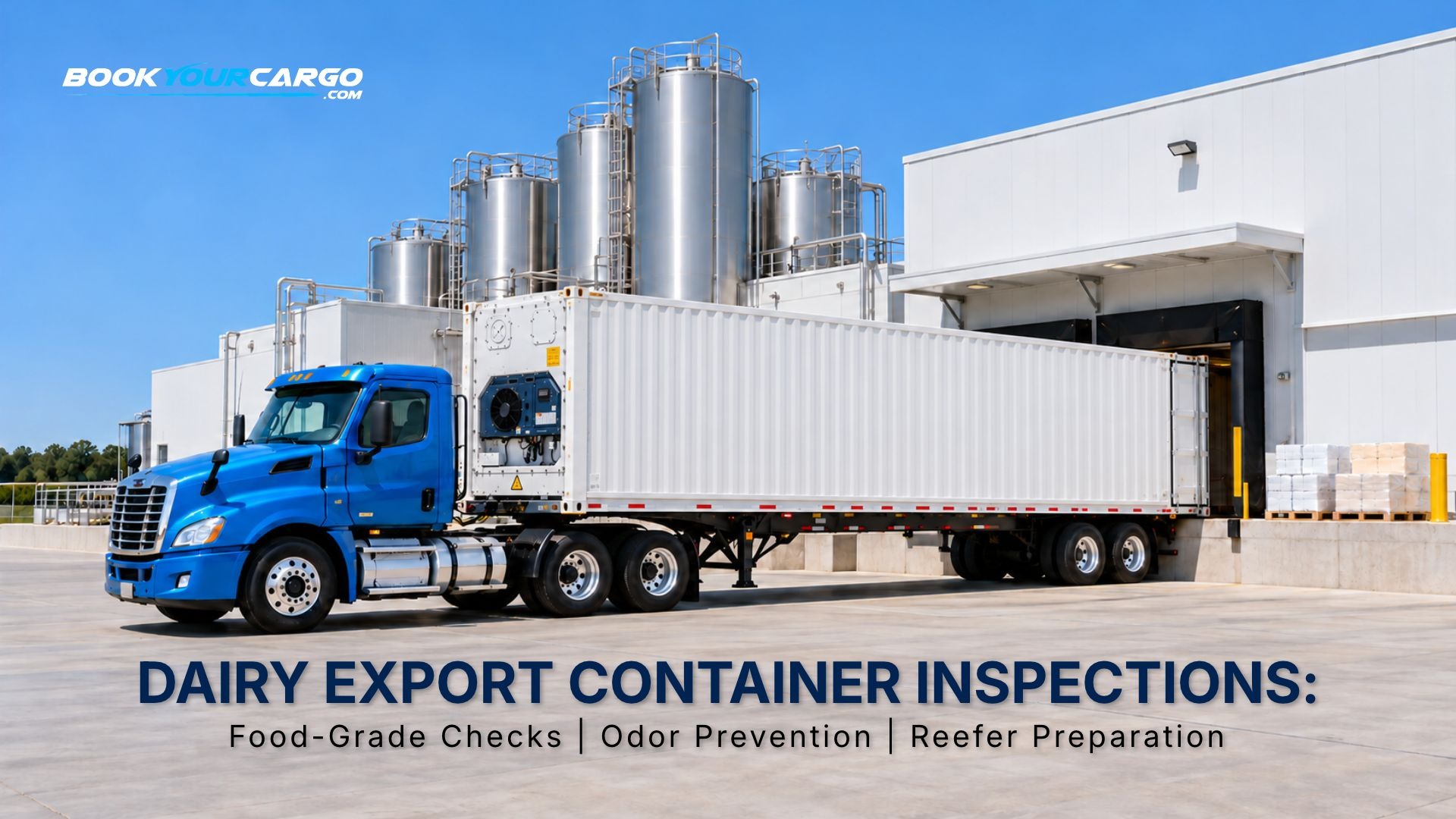 Check dairy export containers before loading: FDA loader duties, no export exemption, odor taint, CTU Code checks, the gate inspection gap and reefer prep.